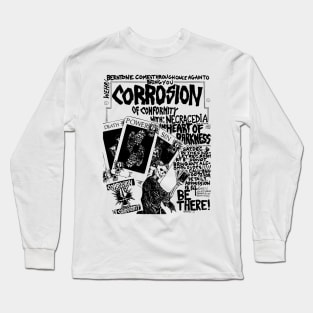 Corrosion of Conformity Punk Flyer Long Sleeve T-Shirt